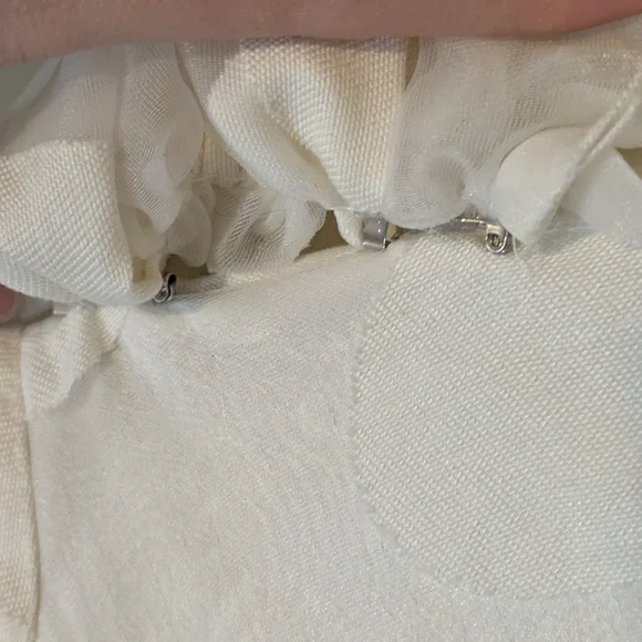 White Polkadot Dress - Picture 5 of 7